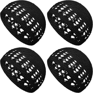 Kufi Hat for Men Knit Kufi Cap Crochet Beanie Skull Beanie for Men Women