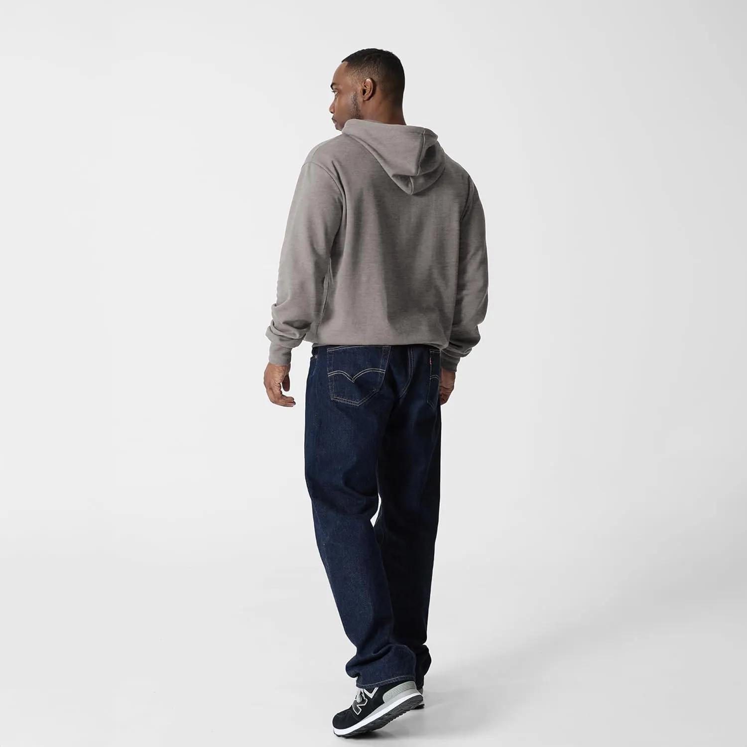 Ohoo Mens Slim Fit Zip Up Hoodies Sweatshirt Lightweight Long Sleeve with Kanga Pocket