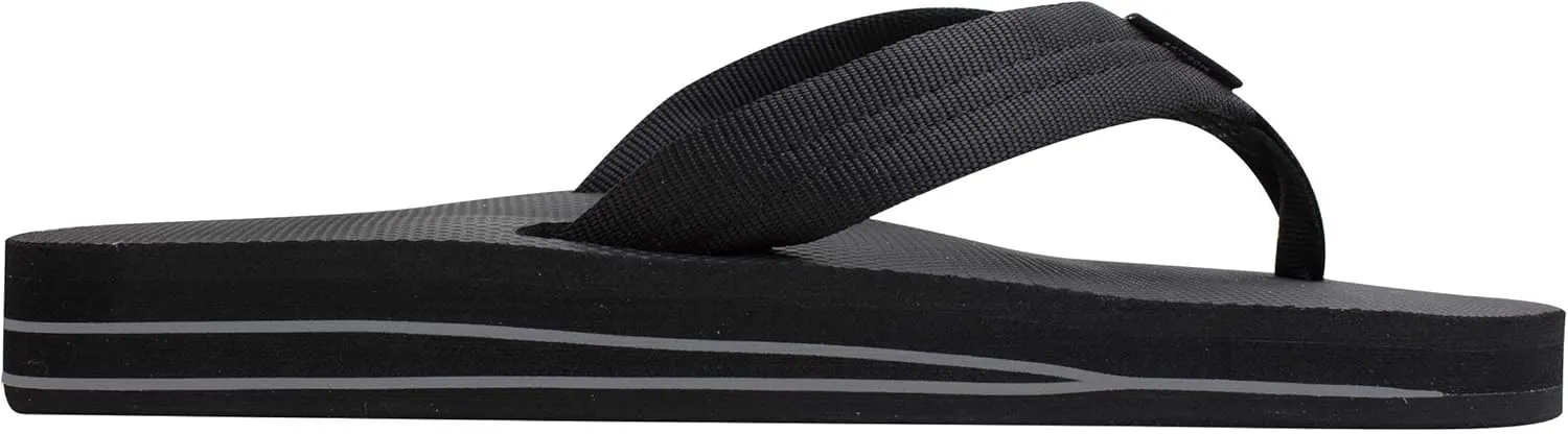 Rainbow Sandals Men's Double Layer Soft Top 1" EVA Rubber Filled Nylon Strap