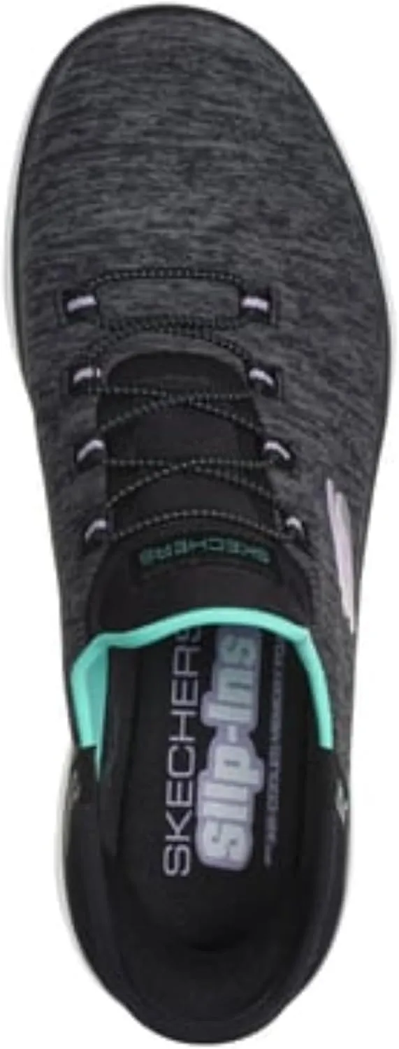 Skechers Women's Summits Hands-Free Slip-Ins  Memory Foam Insole, Heel Pillow, Vegan Materials Sneakers