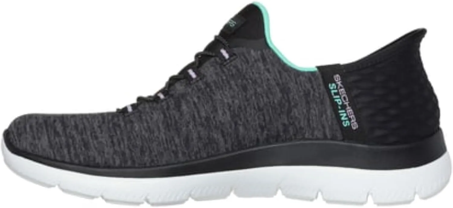 Skechers Women's Summits Hands-Free Slip-Ins  Memory Foam Insole, Heel Pillow, Vegan Materials Sneakers