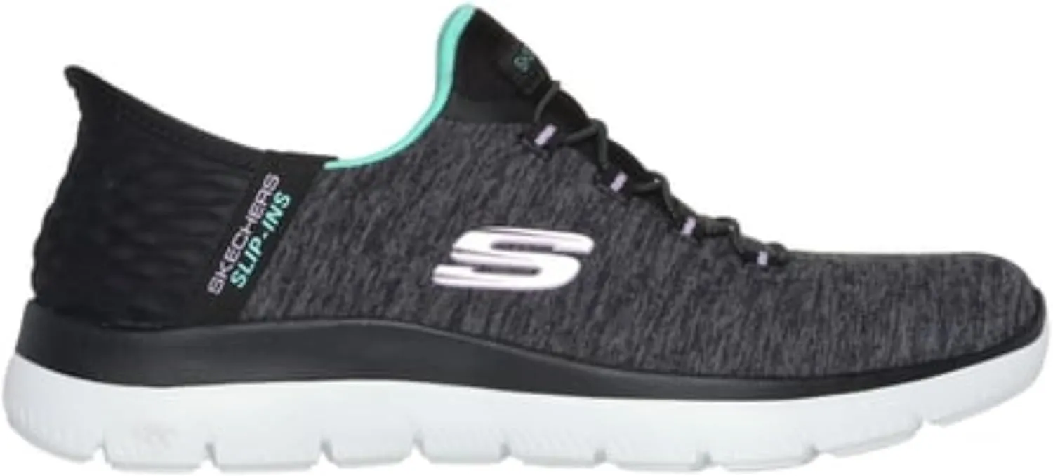 Skechers Women's Summits Hands-Free Slip-Ins  Memory Foam Insole, Heel Pillow, Vegan Materials Sneakers